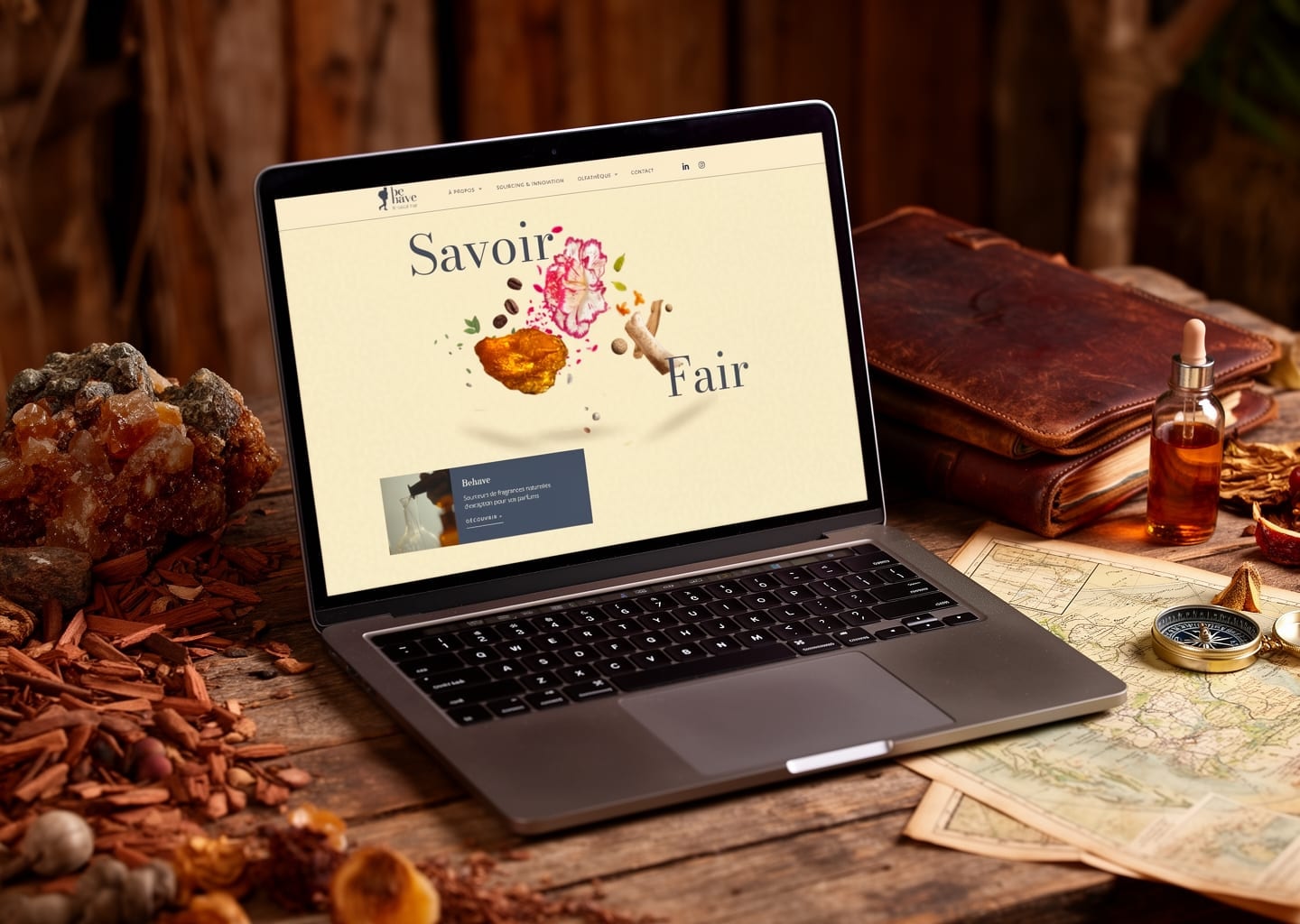Aperçu du site Behave Sourcing