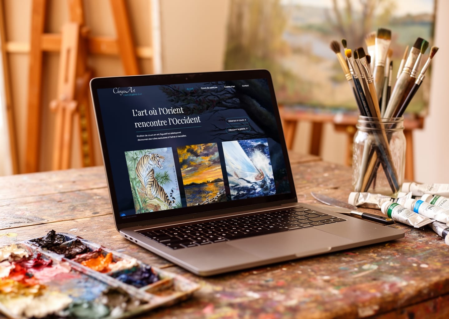 Aperçu du site Chryss Art