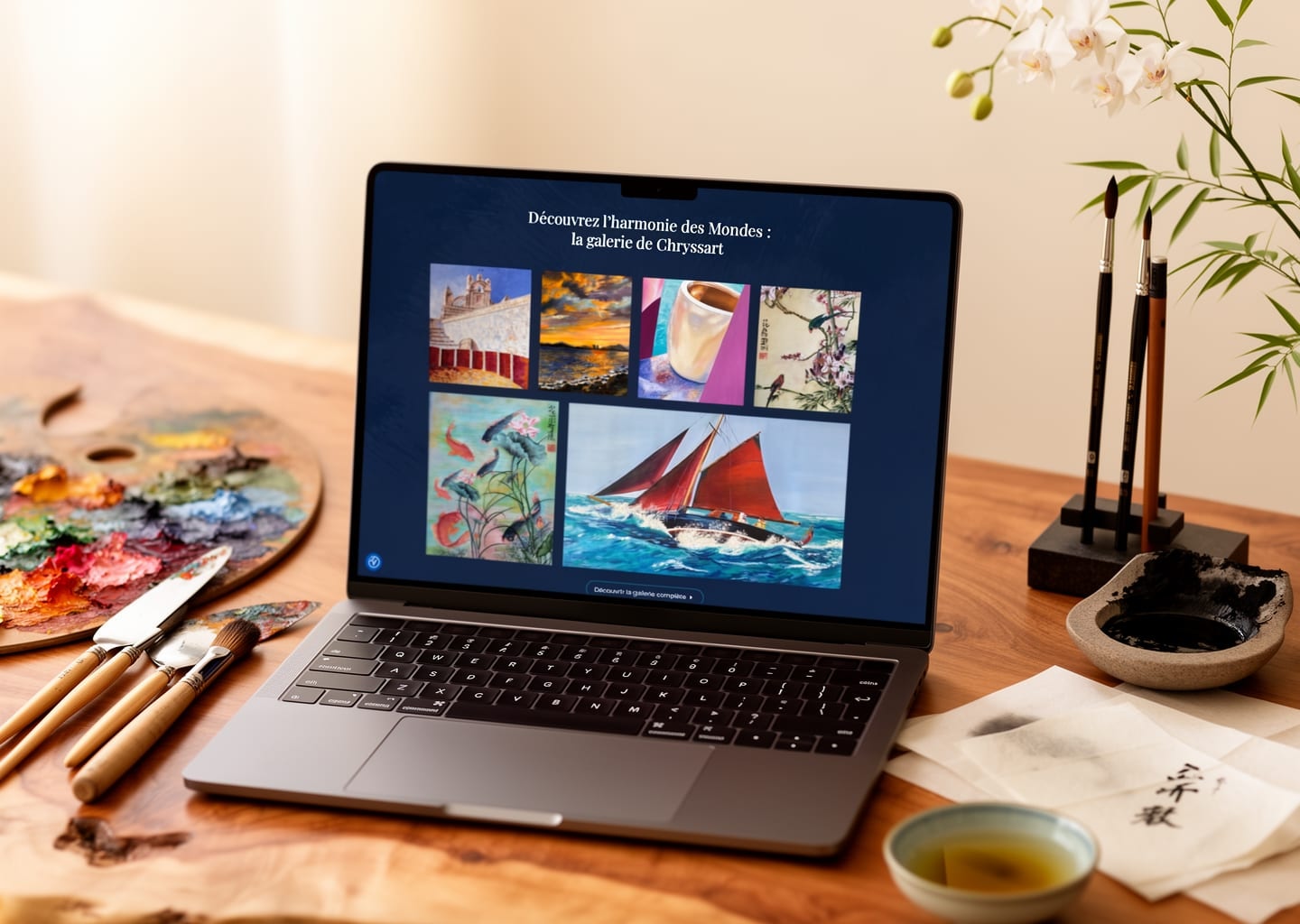 Aperçu du site Chryss Art