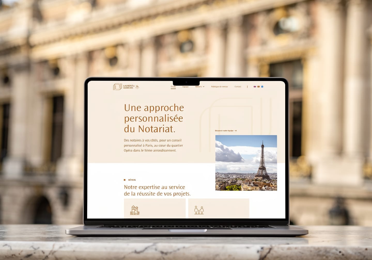 Aperçu du site Laurent & Associés